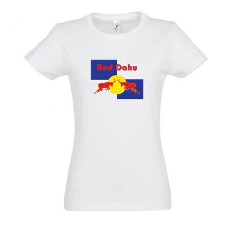 Tee-shirt Red Dahu - Femme - Blanc chiné