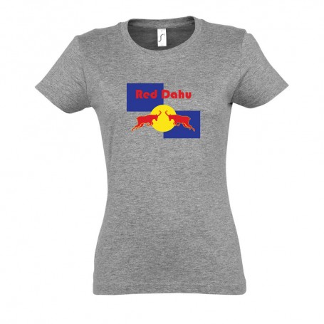 Tee-shirt Red Dahu - Femme - gris chiné