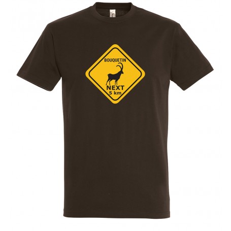 tee-shirt roadsign bouquetin