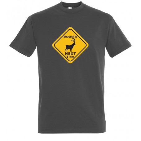 tee-shirt roadsign bouquetin