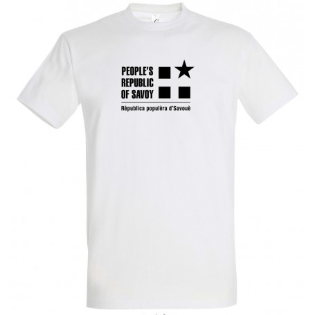 People's republic of Savoy republica savouè tee shirt