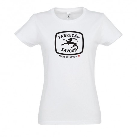 fabreca en savoie fabriqué en savoie tee shirt femme