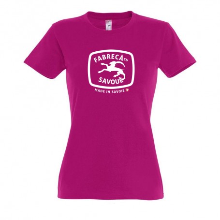 fabreca en savoie fabriqué en savoie tee shirt femme