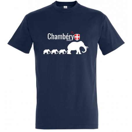 tee-shirt Chambéry Savoie éléphants