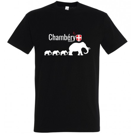 tee-shirt Chambéry Savoie éléphants