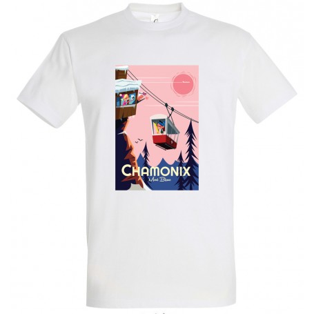 Tee-shirt Chamonix téléphérique