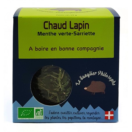 tisane bio chaud lapin