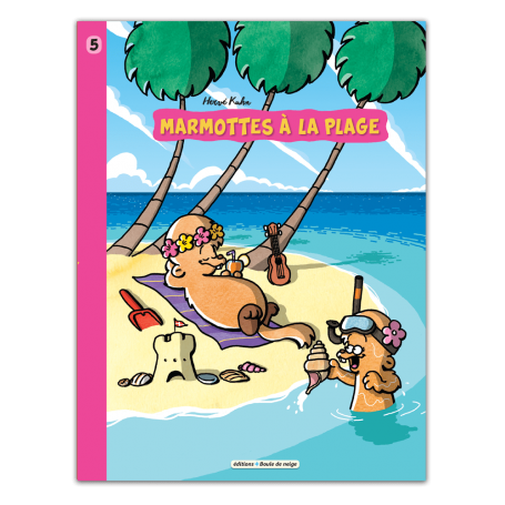 Livre enfant Marmottes à la plage