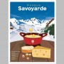 Affiche recette fondue savoyarde