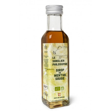 sirop menthe sauge bio sanglier philosophe