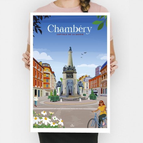 Affiche Chambéry Savoie Elephants