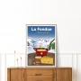 Affiche recette fondue savoyarde