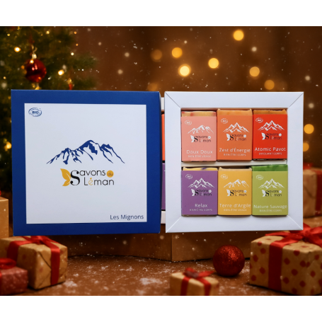 Coffret “Les Mignons” – Un coffret de savons artisanaux hyper local