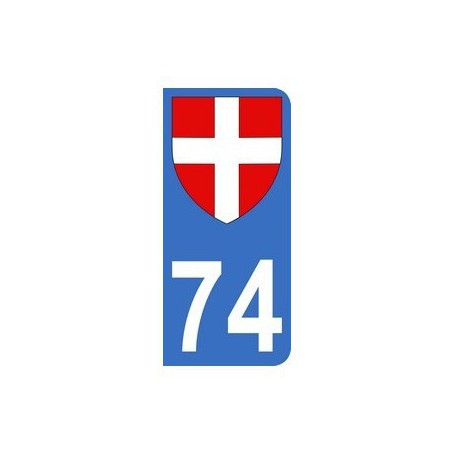 autocollant haute savoie pour plaque